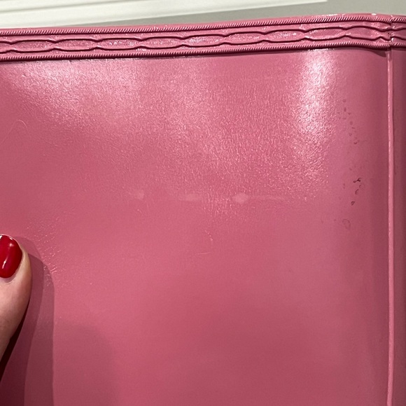 Hunter Women's Gloss Pink Rain Boots - Picture 8 of 9